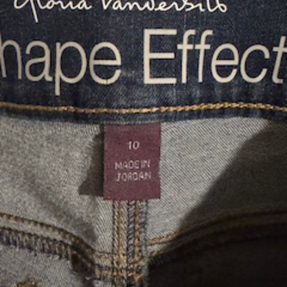 Gloria Vanderbilt Women’s Size 10 Blue Jeans - Picture 6 of 9